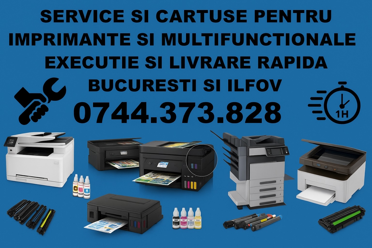 Reparatii Imprimante Berceni Ilfov – Interventie B2B la Sediul Sociata