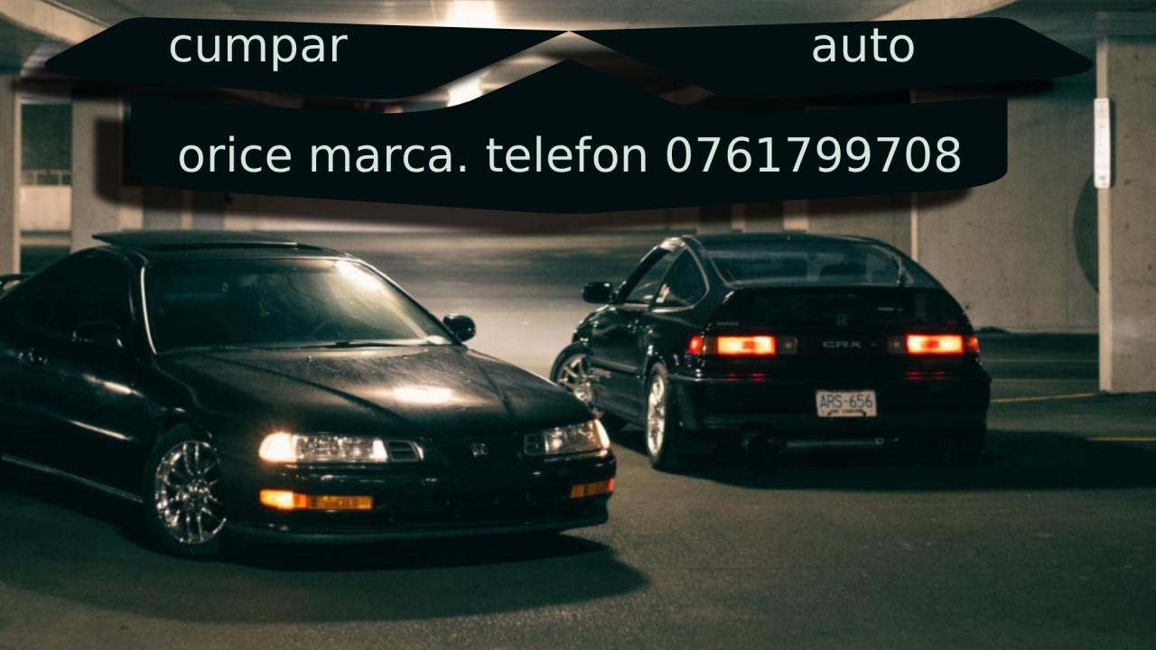 Cumpăr autoturisme orice marcă și în orice stare.