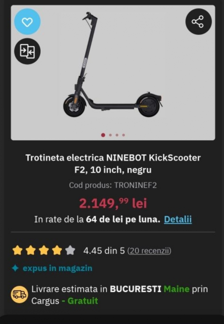 Trotineta electrică 
