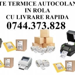 Role etichete autocolante termice AWB curierat…