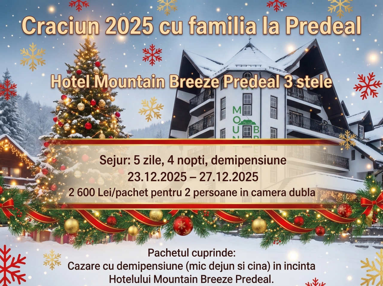 Craciun Traditional la Predeal