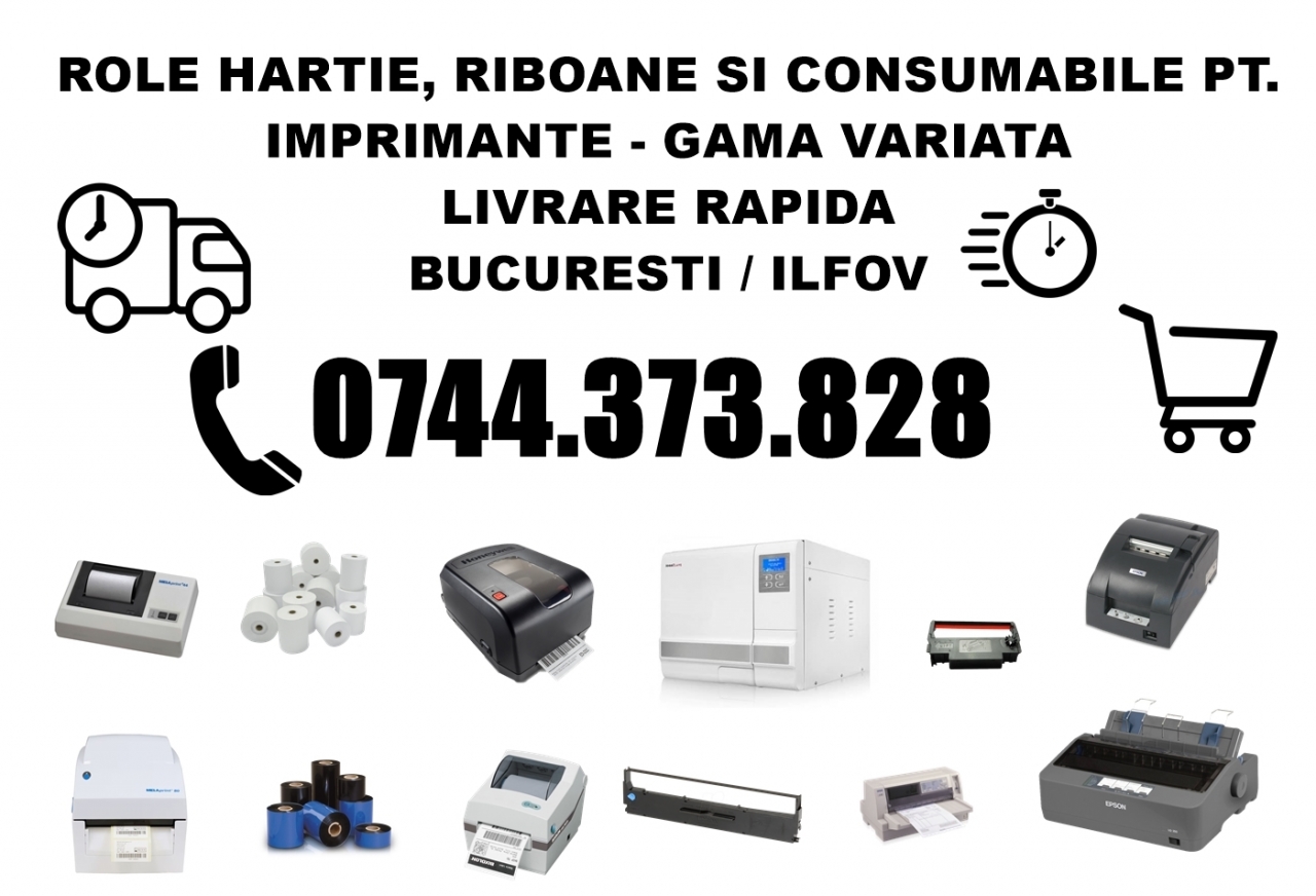  Role hârtie imprimante medicale București 