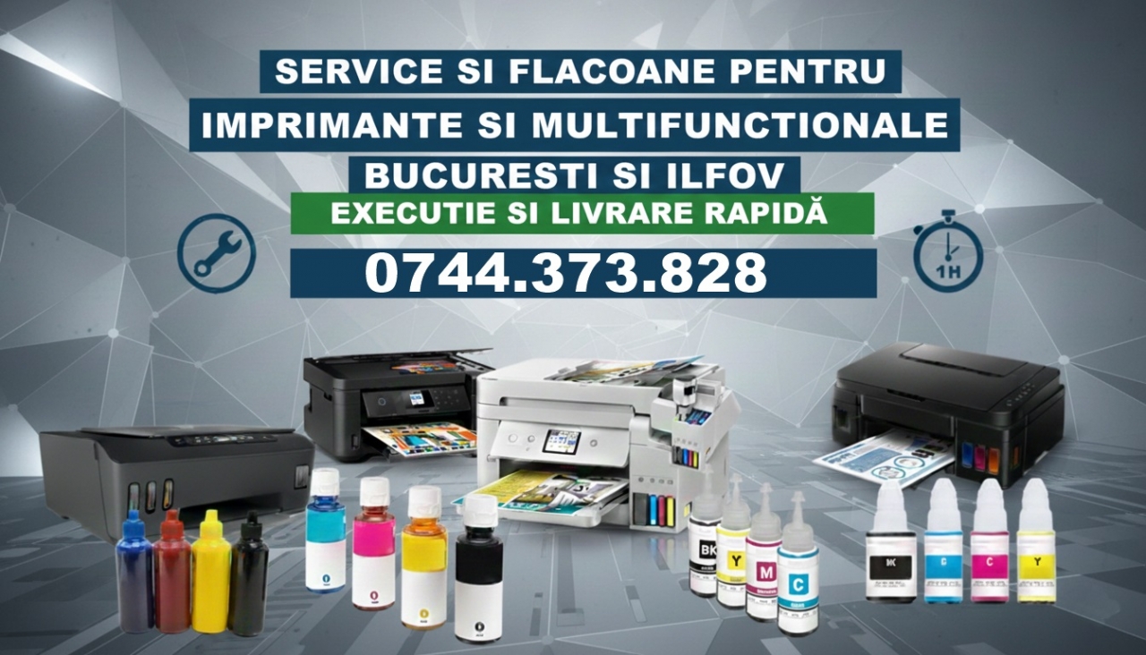 Reparatii rapide pentru imprimante cu rezervoare cerneala ecotank in B