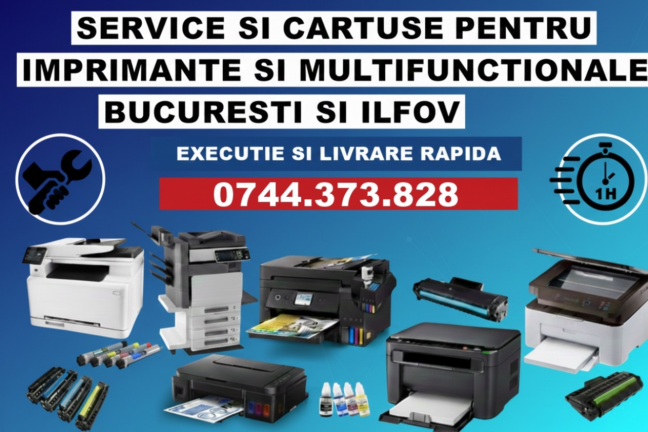 Reparații imprimante cu livrare cartușe - Sector 6 (Drumul Taberei, Gh