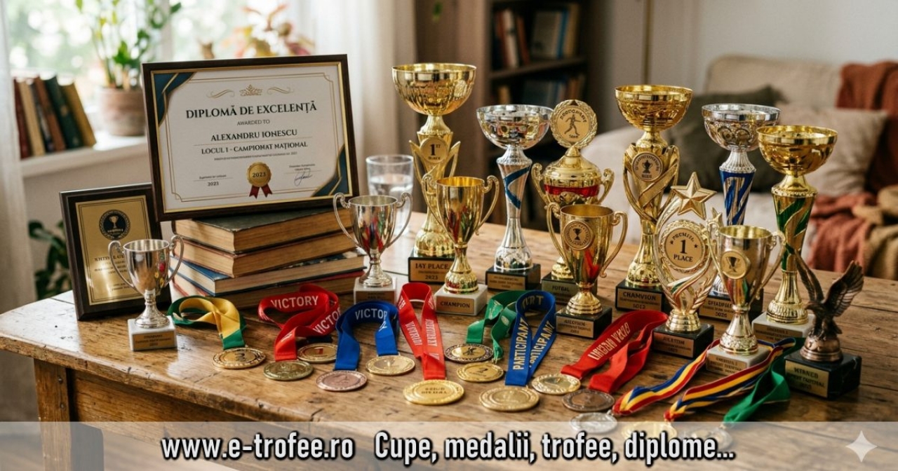 Cupe, medalii, trofee pentru sport sau evenimente speciale