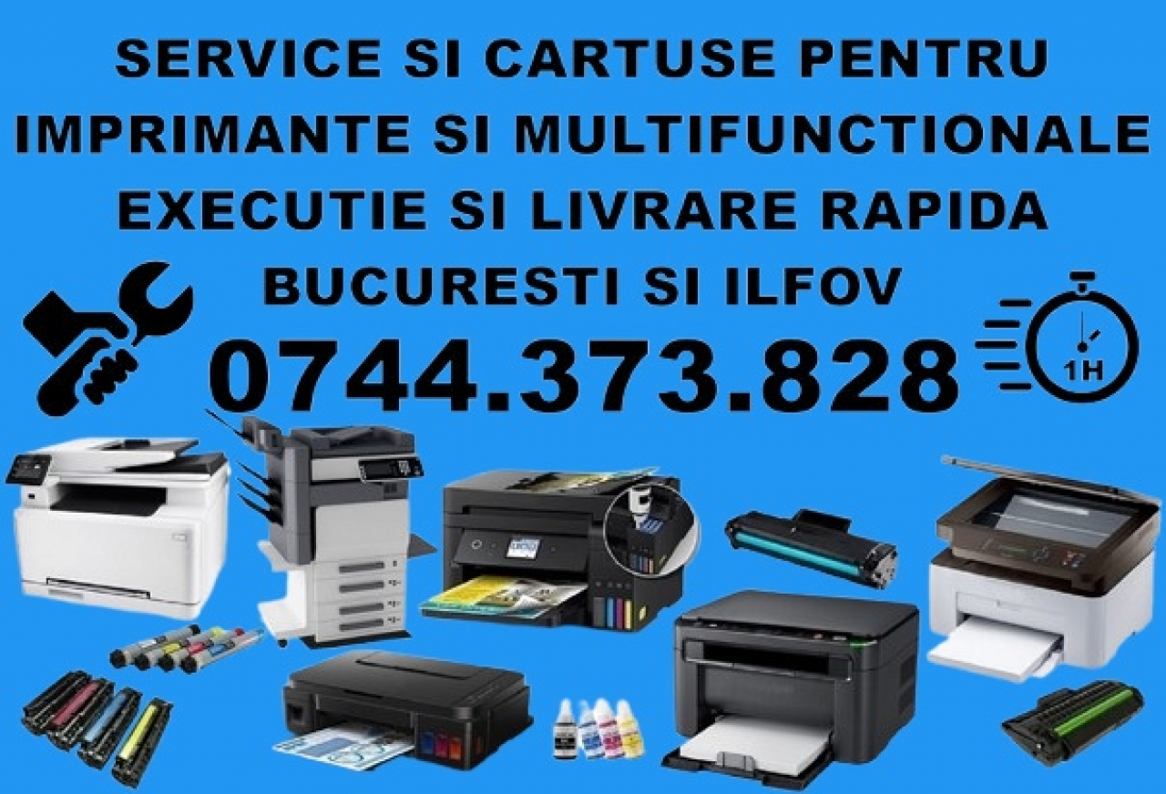 Solutii pe loc pentru reparatii imprimante si copiatoare in Bucuresti 
