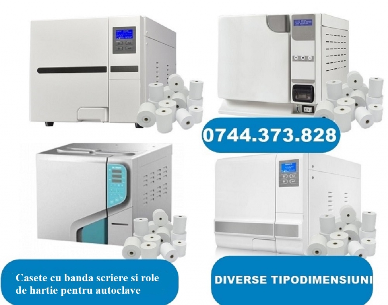 Ribon scriere MELAPrint role hartie autoclave, sterilizare, medicale!.