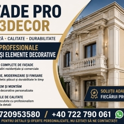 Lucrari profesionale de fatade si elemente decorative 