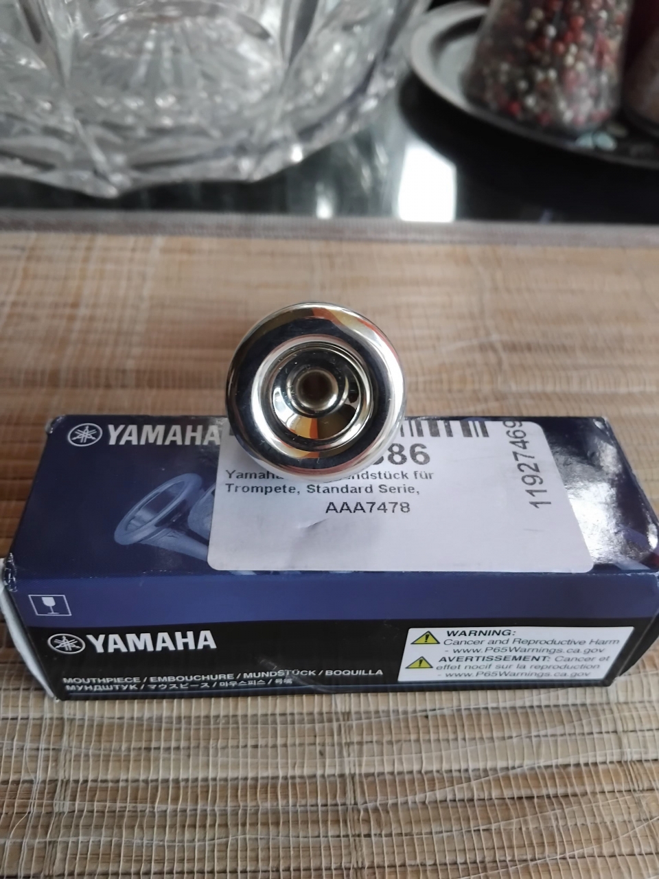 Vind munștiuc trompeta Yamaha 6A4a Nou 