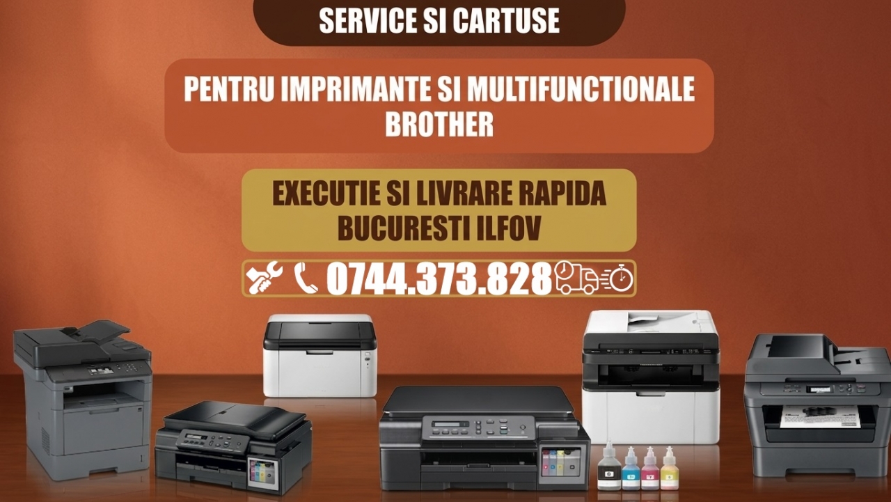 Servicii Complete ptr. reparatii Imprimante Brother la sediul societat