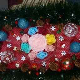 Aranjamente pentru masa de Crăciun 