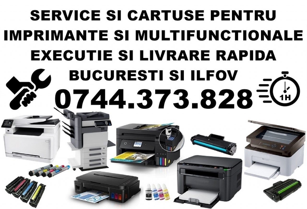 Reparatii si depanare imprimante si copiatoare rapid in Bucuresti si I