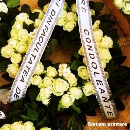 Aparat scris banda funerara                                           