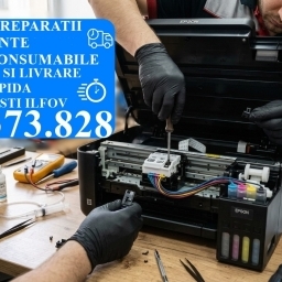 Mentenanta rapida imprimante Epson, Hp, Canon, Brother la sediul socie
