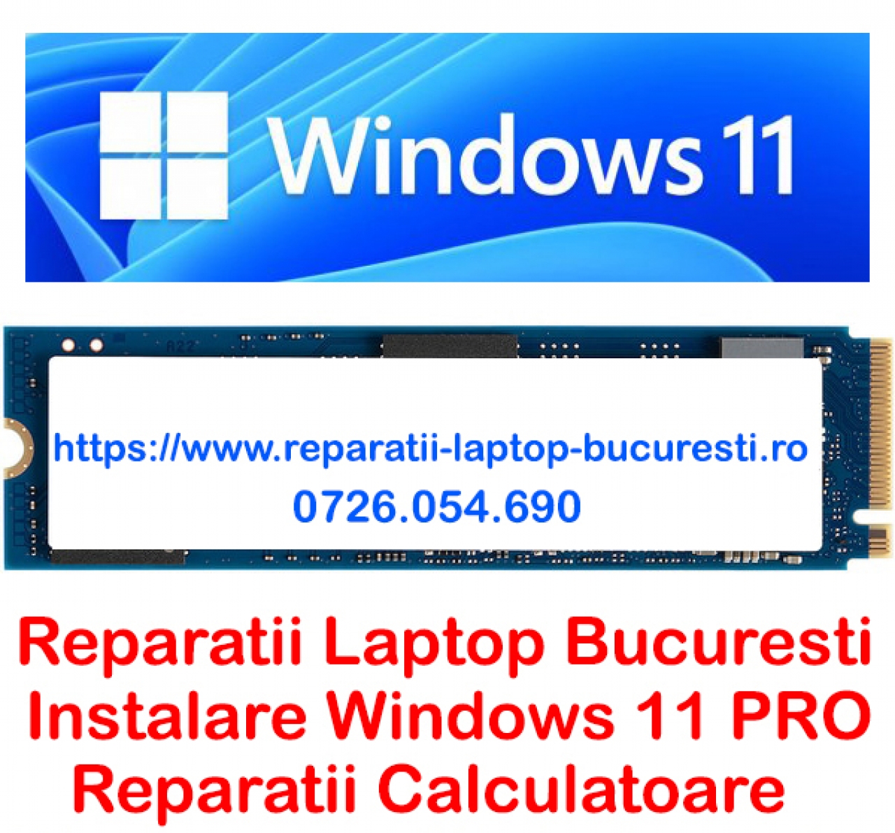 Reparatii laptop Bucuresti la domiciliu - Service PC - Instalare Windo